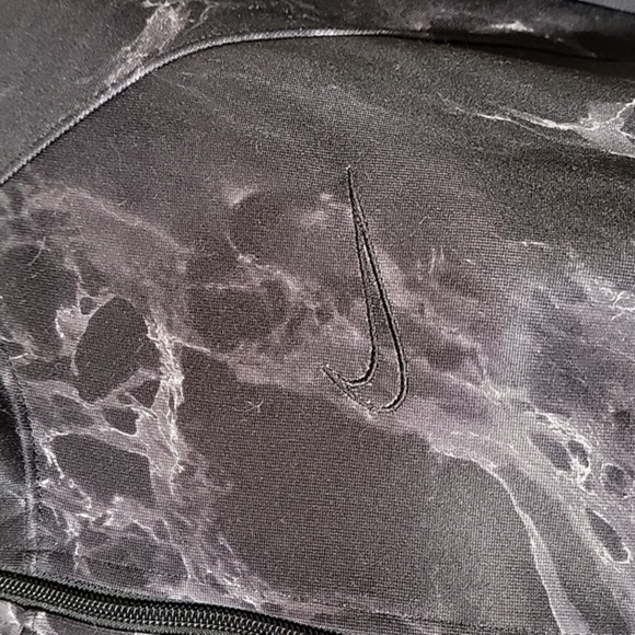 Nike Spotlight Marbled Full Zip Hoodie Jacket Dri-Fit Kangaroo Pockets Black L - Picture 9 of 16